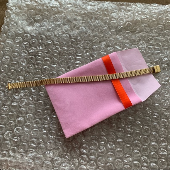 14k gold-plated Pandora Reflexion Mesh Bracelet EUC - Picture 1 of 10